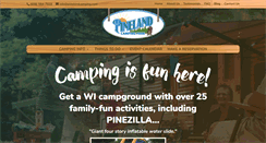 Desktop Screenshot of pinelandcamping.com